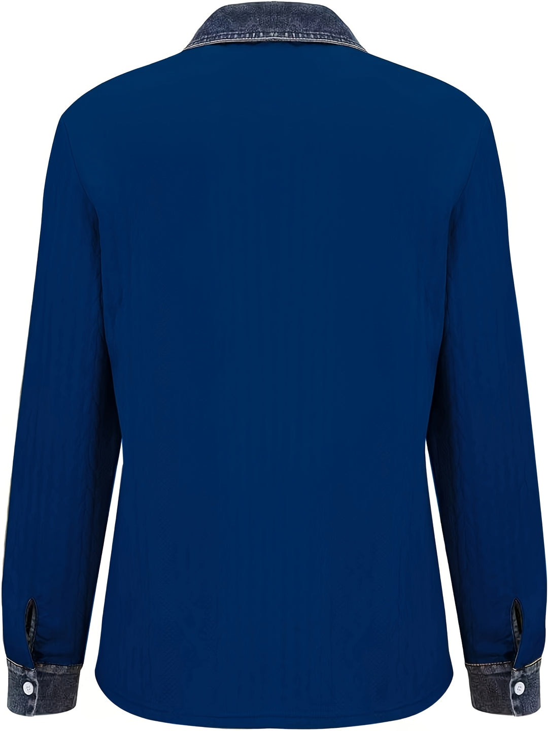 Sybil | Textured Contrast-Trim Shirt