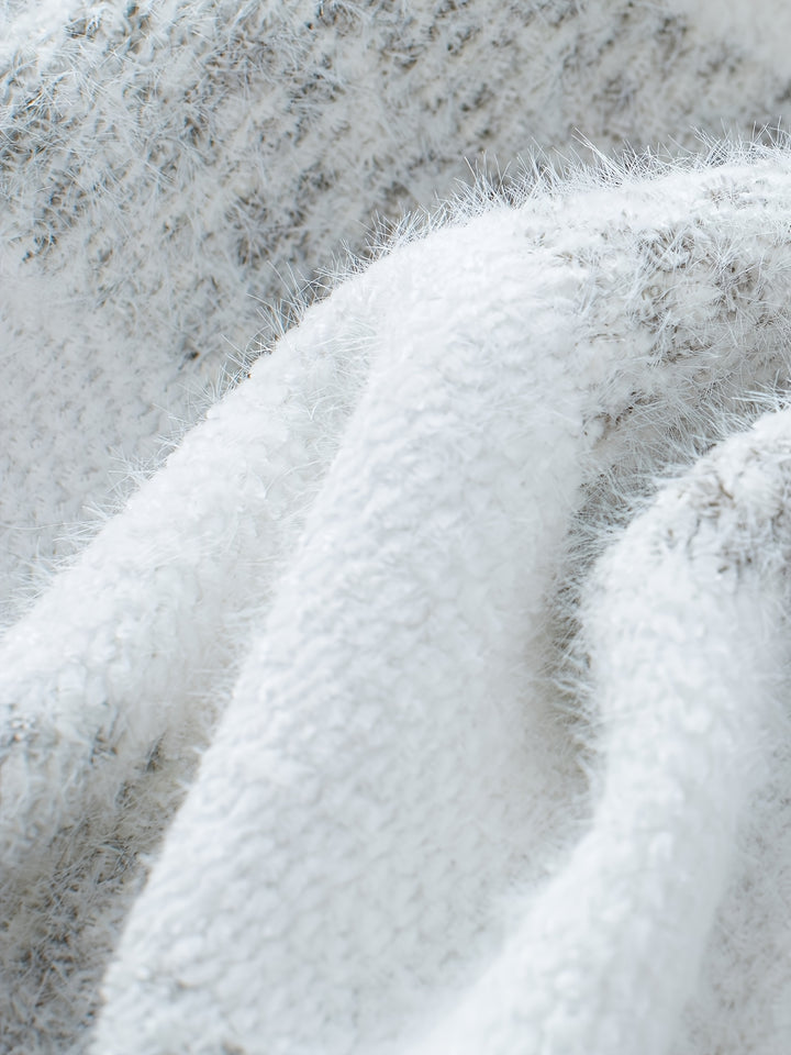 Brooke | Cozy High-Neck Striped Sweater