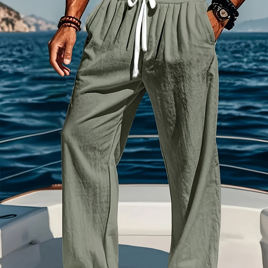 Owen | Relaxed Straight-Leg Drawstring Pants