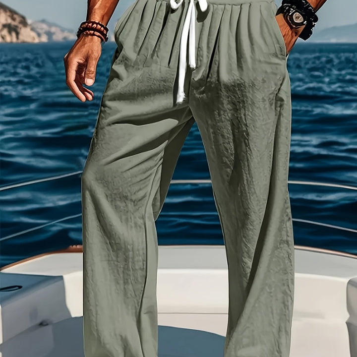 Owen | Relaxed Straight-Leg Drawstring Pants