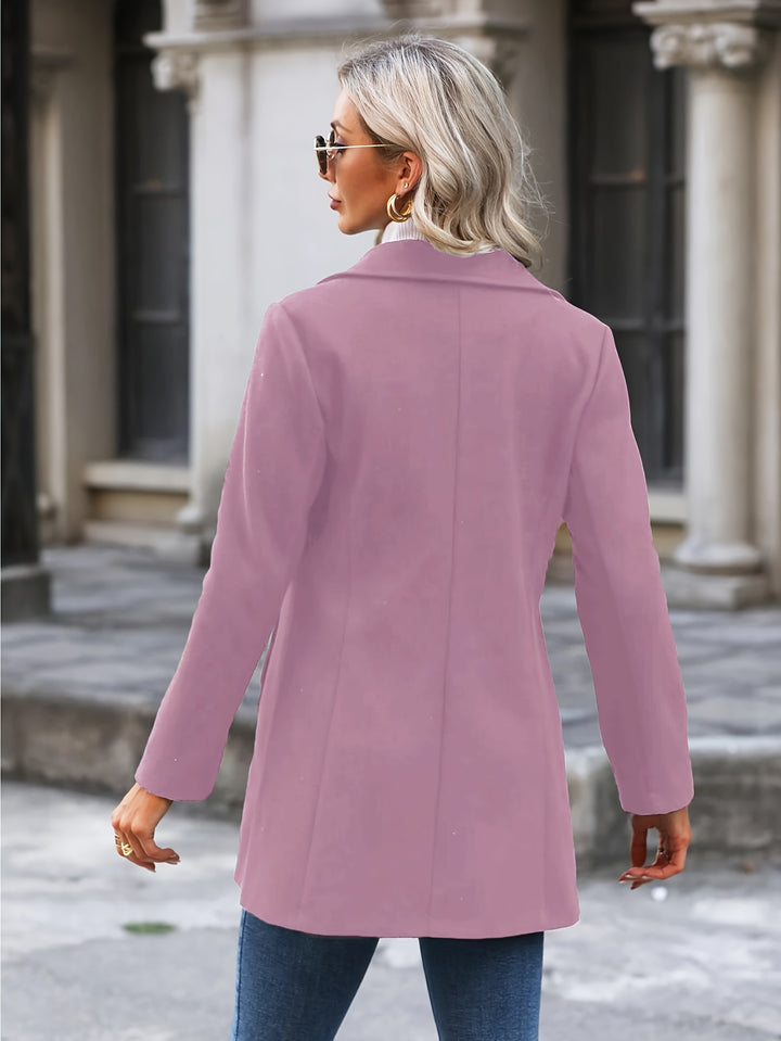 Fiona | Stand Collar Button-Front Coat