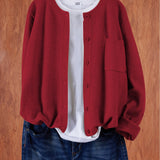 Katherine | Relaxed Button-Front Cardigan
