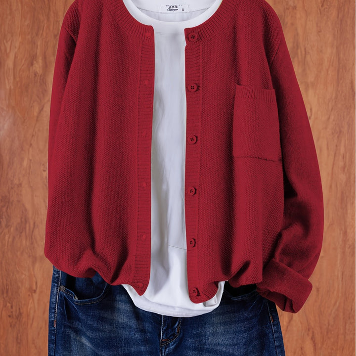 Katherine | Relaxed Button-Front Cardigan