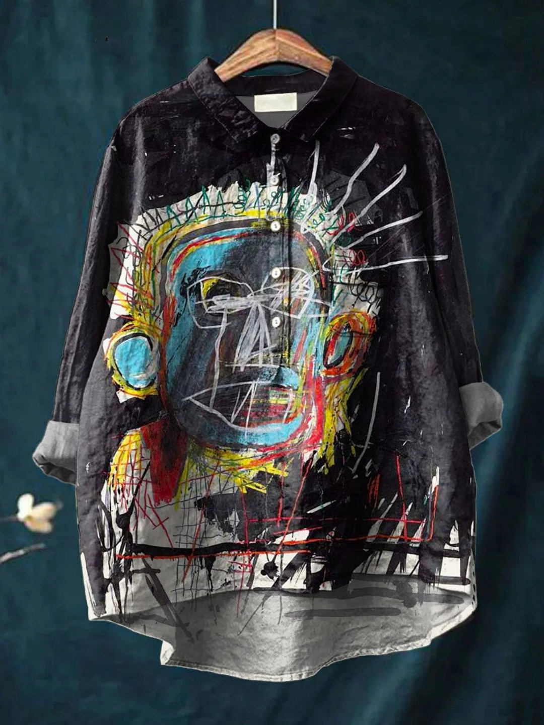 Theodora | Artistic Print Relaxed Shirt