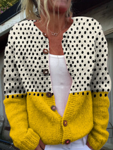 Marina | Colorblock Knit Cardigan