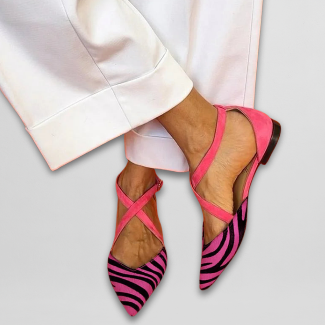 Annette | Crossover Strap Ballet Flats