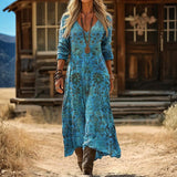 Kathryn | Flowing Bohemian Maxi Dress