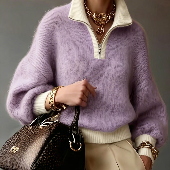 Laurel | Relaxed Half-Zip Sweater