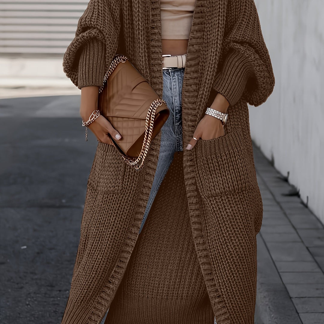 Charmaine | Longline Open-Front Cardigan