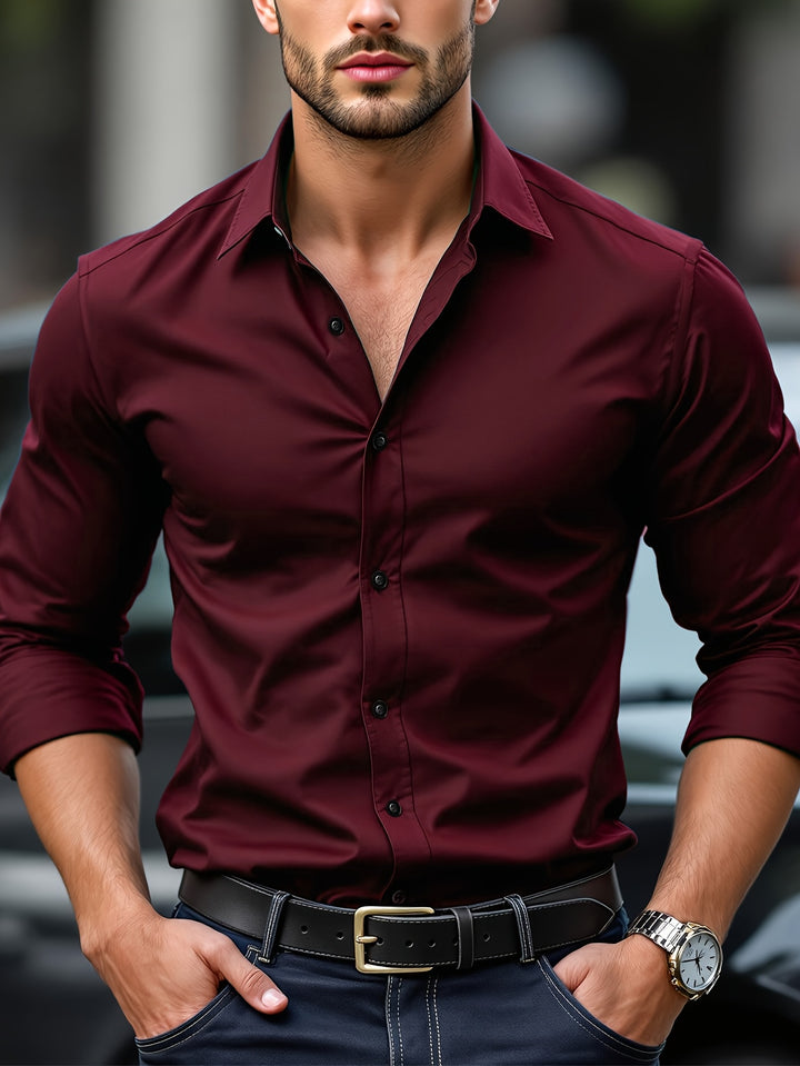 Griffin | Men's Solid Color Short Sleeve Shirt