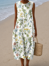 Faith | Effortless Floral Midi Dress