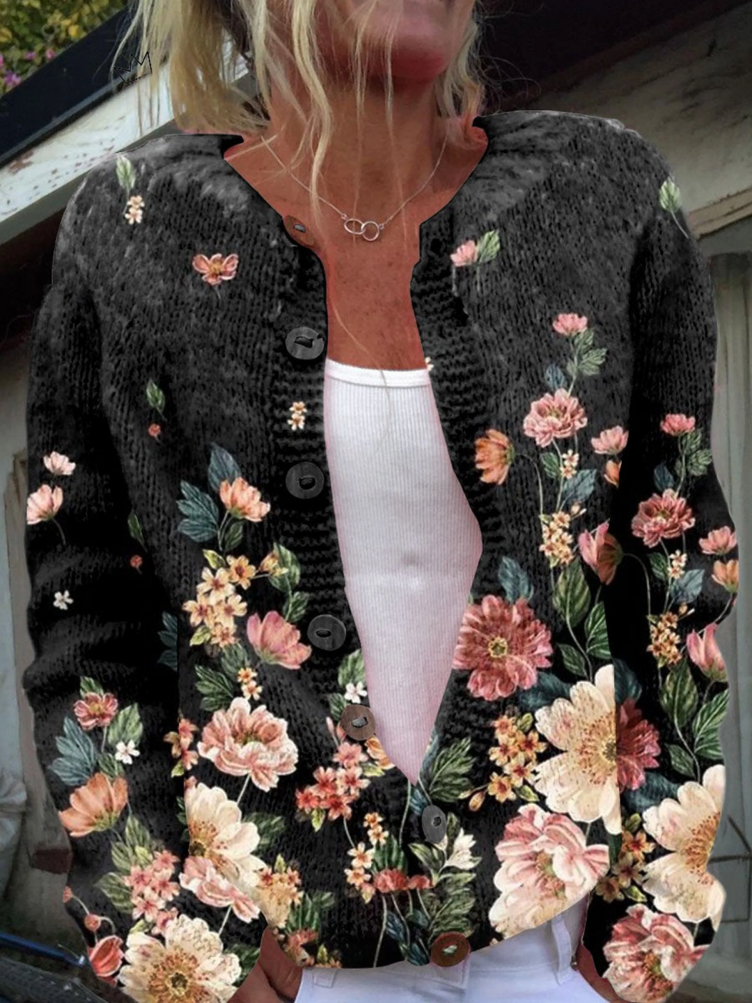 Marlys | Vintage Floral Cardigan