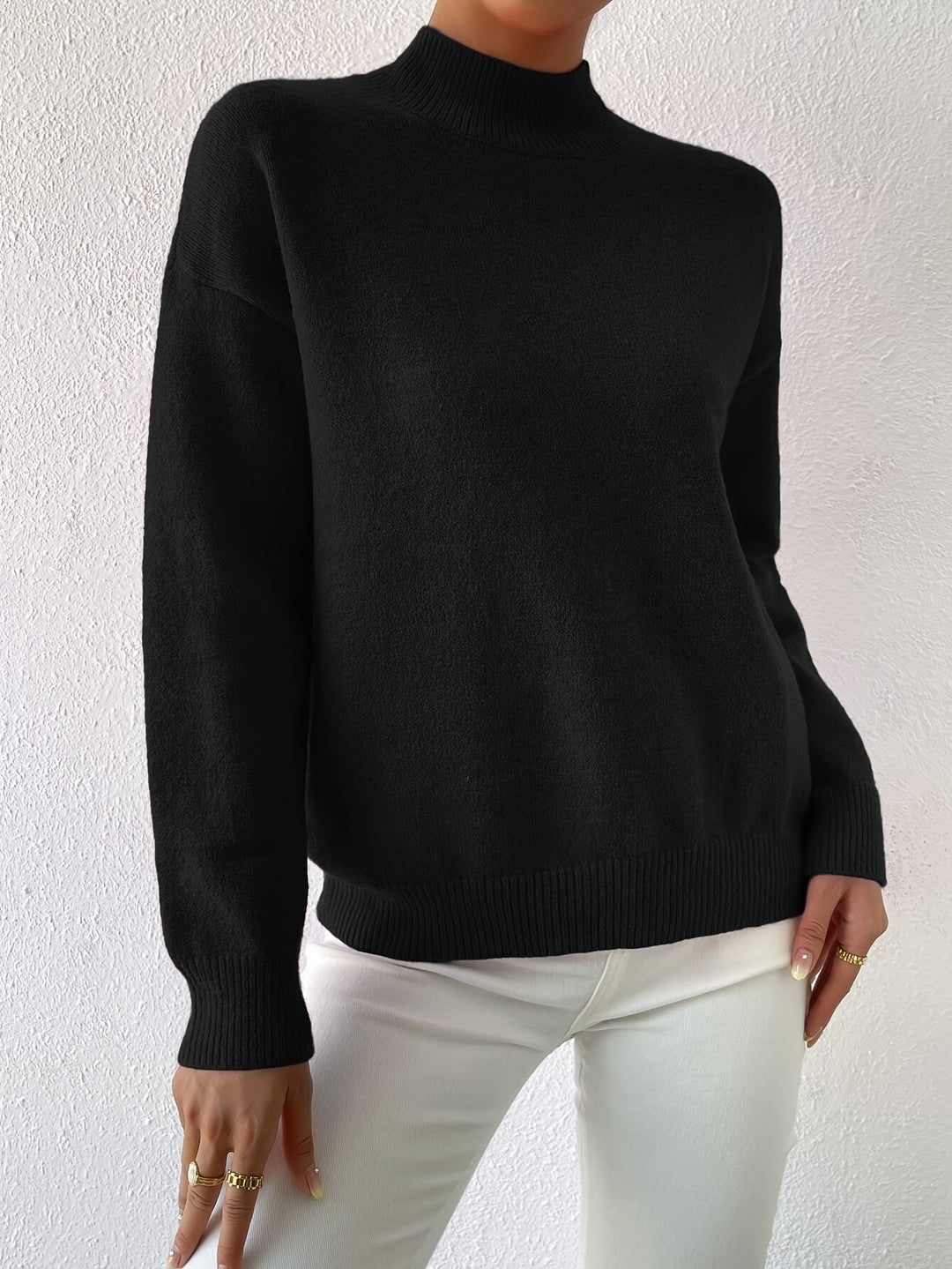 Juniper | Relaxed Mock Neck Sweater