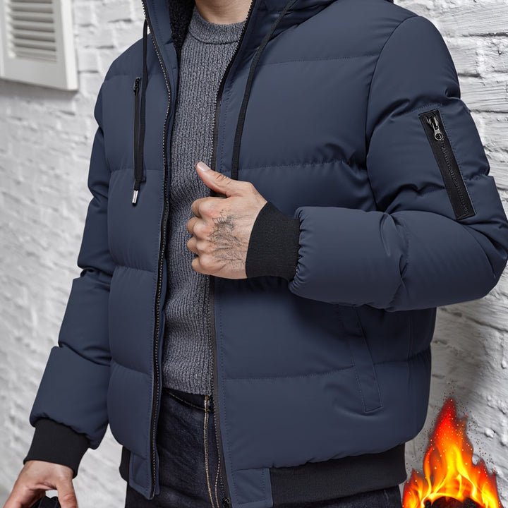 Callum | Quilted Hooded Puffer Jacket