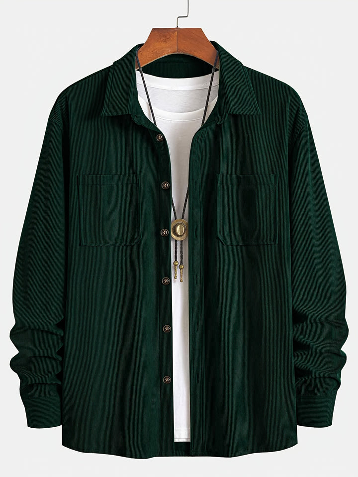 Bryce | Ribbed Textured Overshirt