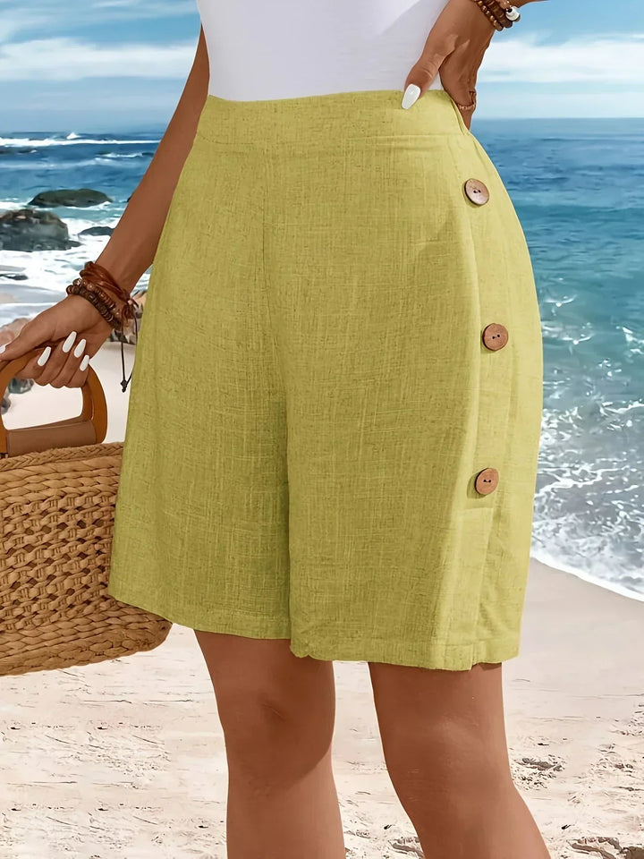 Sonia | Comfortable Shorts With Buttons