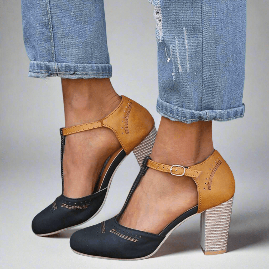 Eleanor | Classic T-Strap Heels