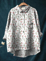 Tamsin | Delicate Floral Relaxed Shirt