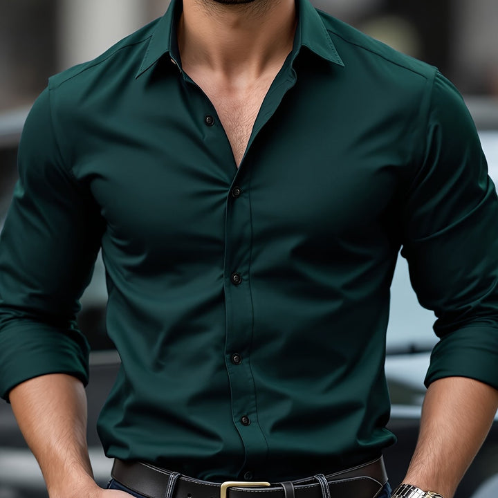 Griffin | Men's Solid Color Short Sleeve Shirt