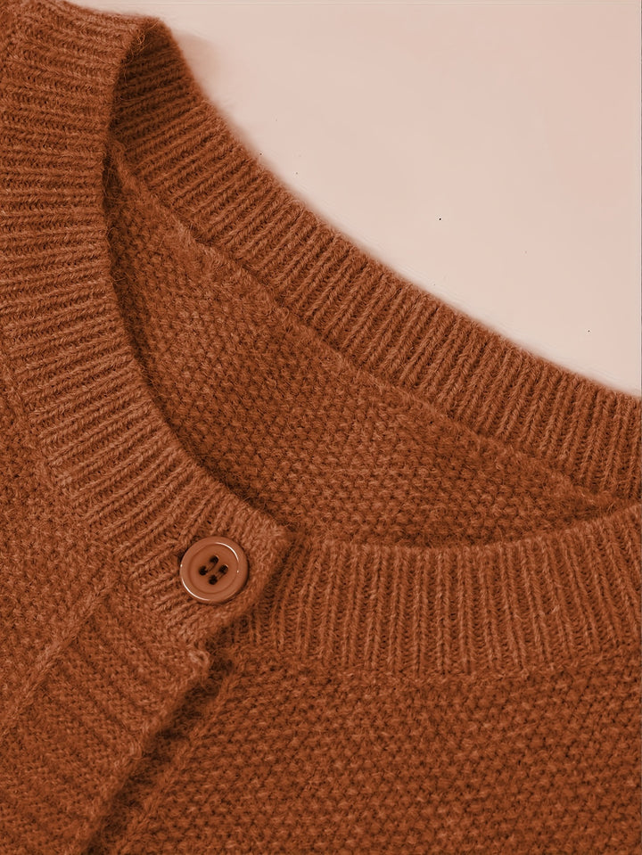 Katherine | Relaxed Button-Front Cardigan