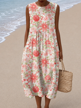 Savannah | Sleeveless Relaxed Midi Dress