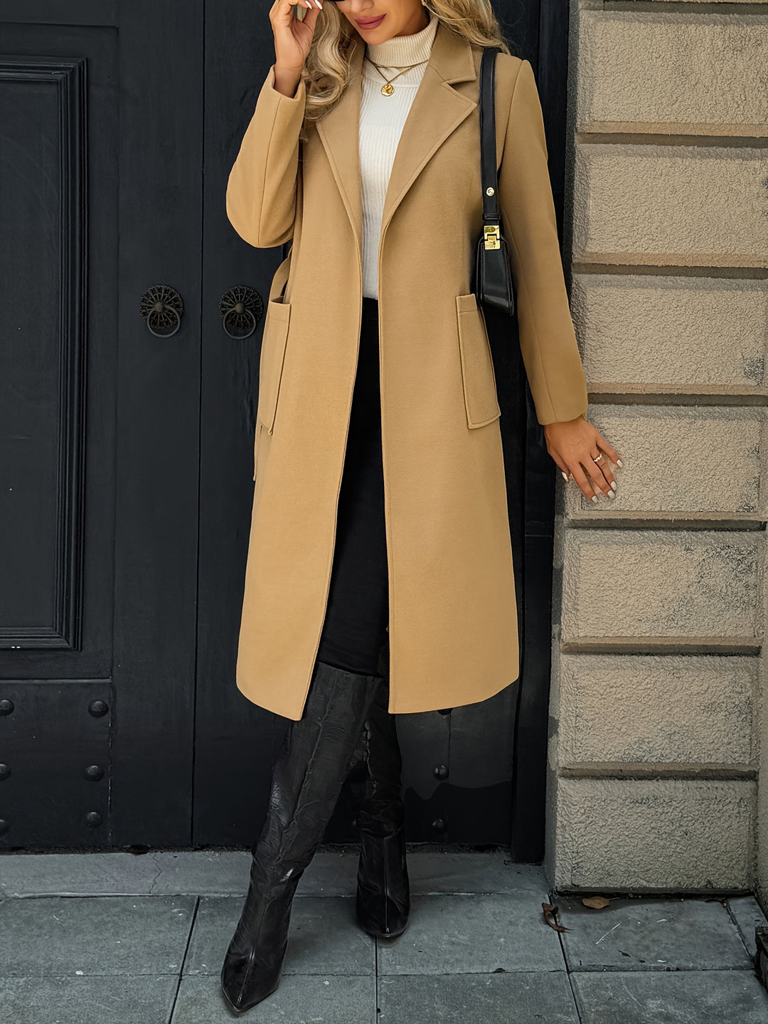 Lydia | Belted Longline Coat