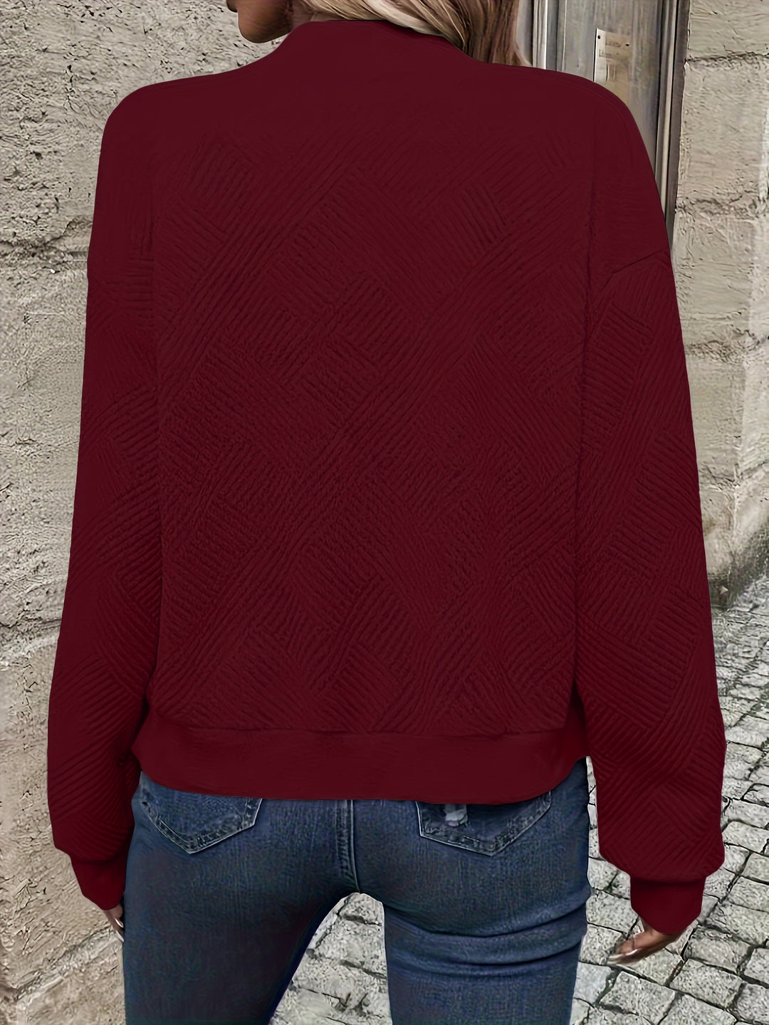 Charlotte | Textured Zip-Up Jacket
