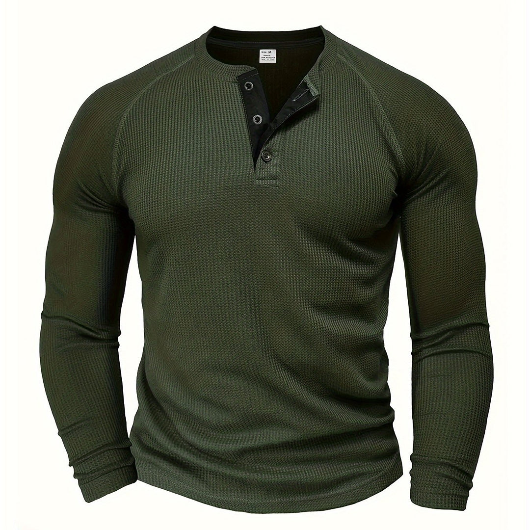 Rowan | Classic Waffle-Knit Henley