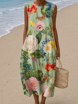 Eleanor | Breezy Floral Midi Dress