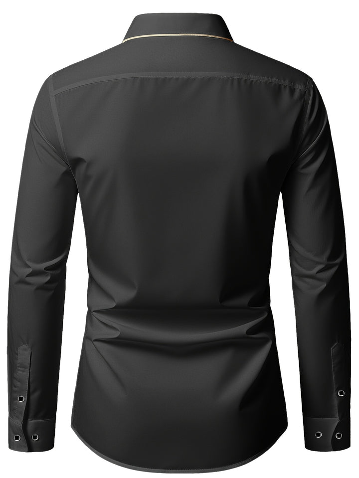 Vance | Men's Slim Fit Long Sleeve Dress Shirt