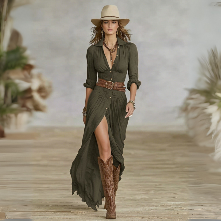 Sierra | Elegant Flowing Maxi Dress
