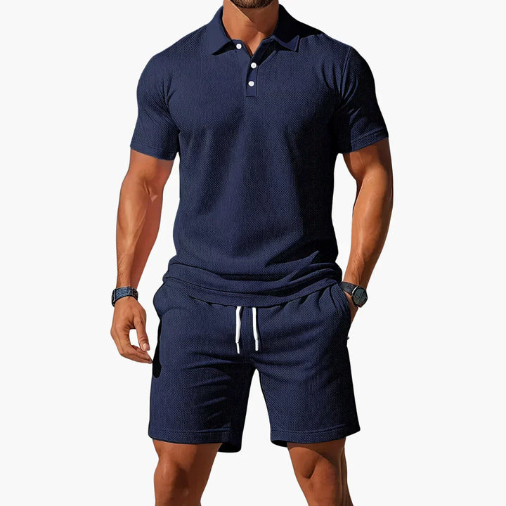 Bravo | Men's Matching Polo & Shorts Set