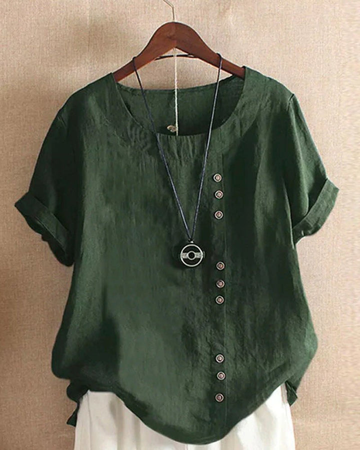 Matilda | Relaxed Button-Detail Blouse