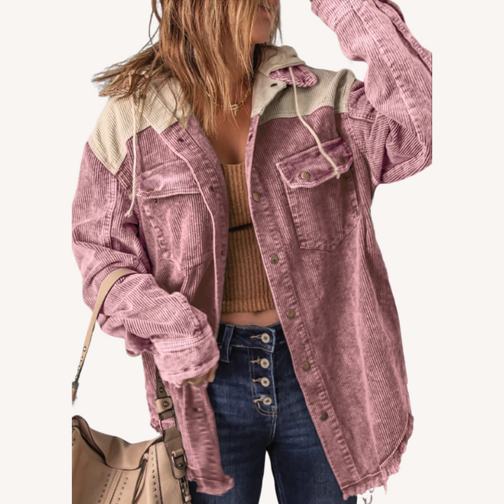 Marion | Hooded Colorblock Jacket