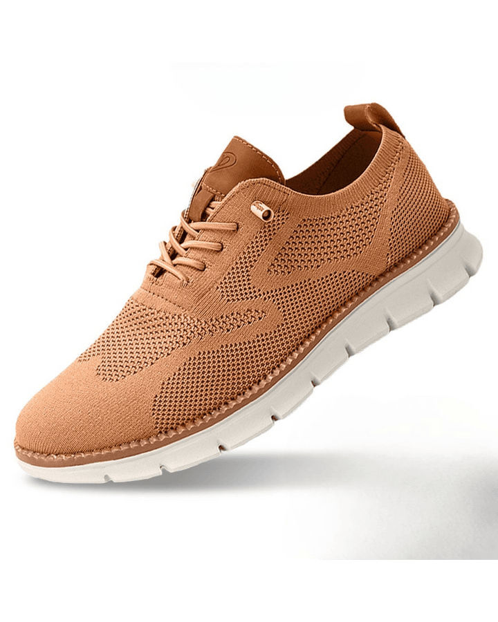 Cole | Men's Breathable Knit Lace-Up Sneakers