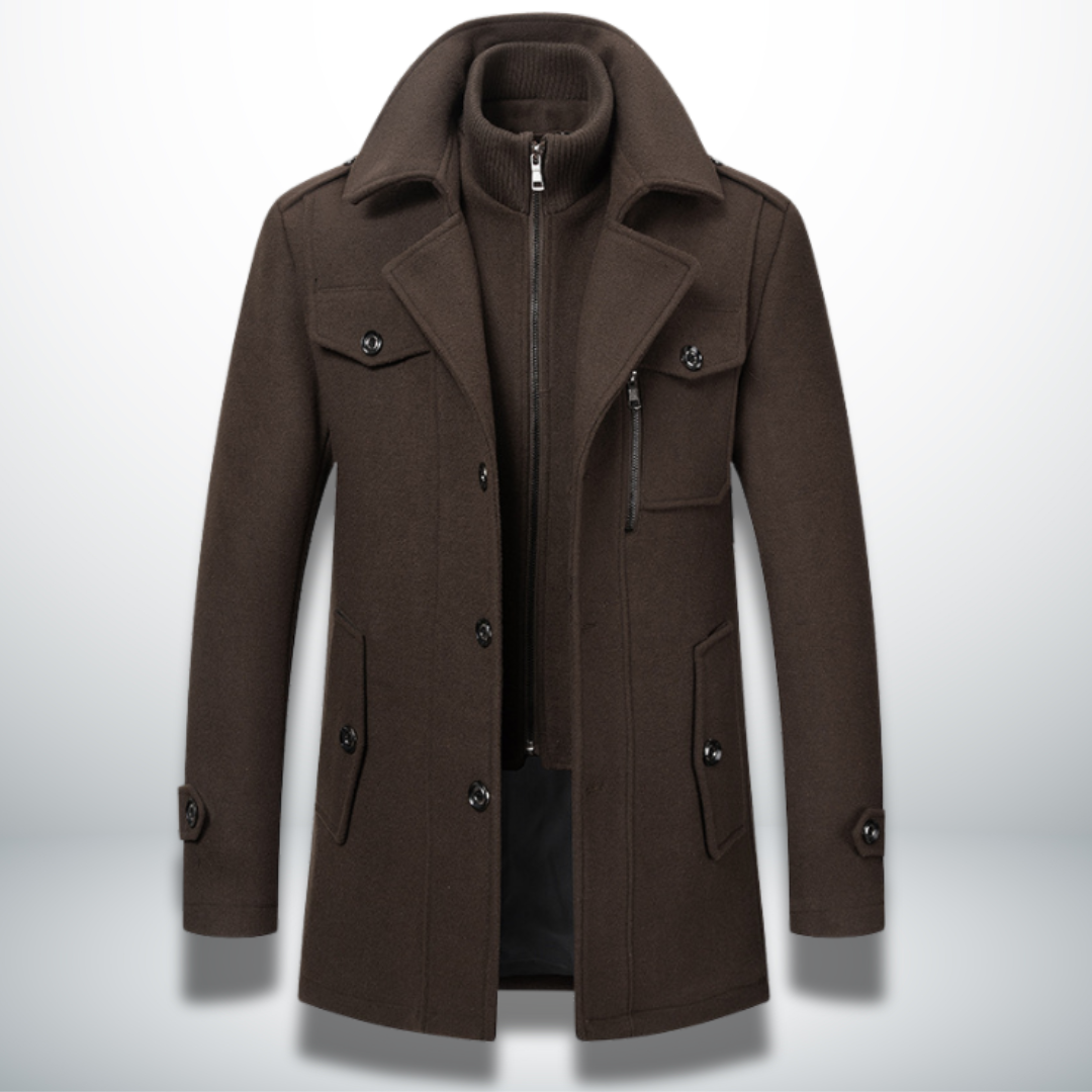 Nathaniel | Refined Layered Winter Coat