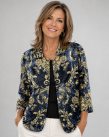Josie | Ornate Open-Front Jacket
