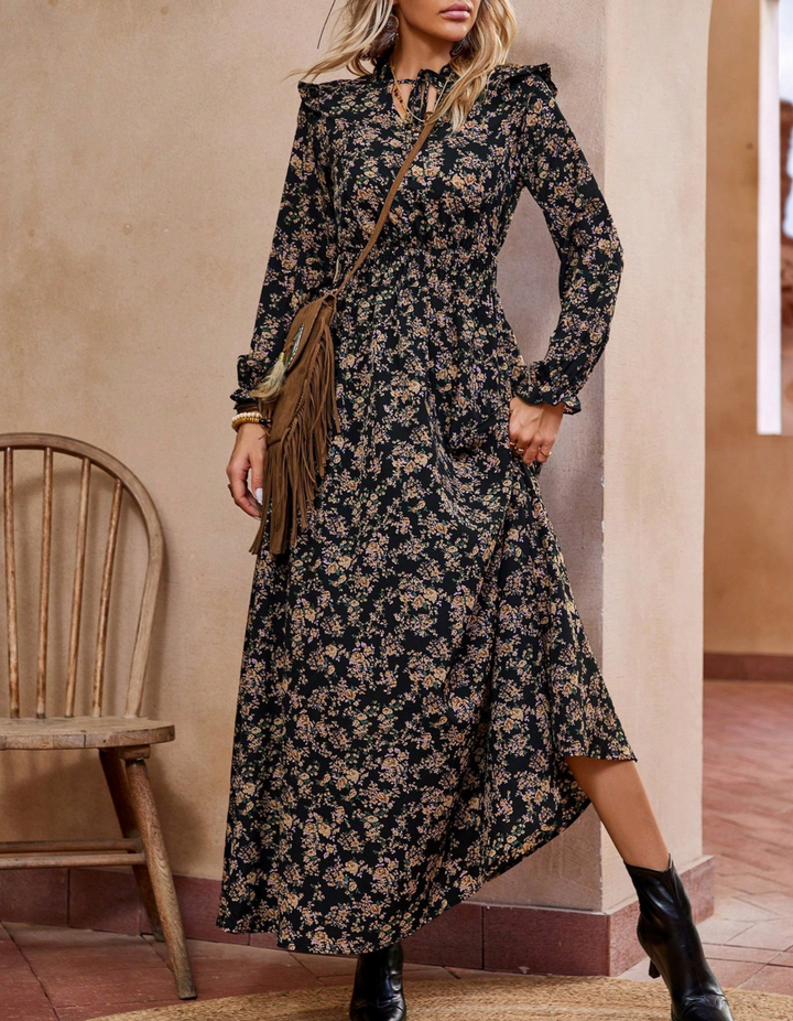 Vivien | Romantic Floral Maxi Dress