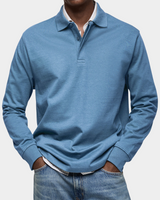 Jeffrey | Classic Long Sleeve Polo Shirt