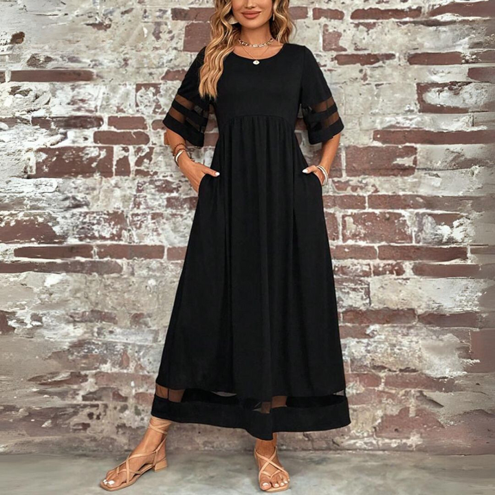 Ingrid | Flattering A-Line Midi Dress