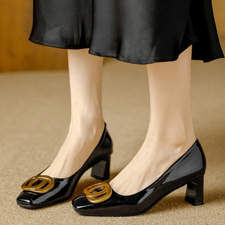 Marlow | Buckle-Detail Block Heels