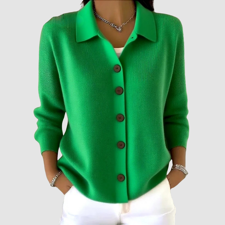 Faith | Button-Up Collared Cardigan
