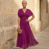 Guinevere | Draped Ruched Evening Dress