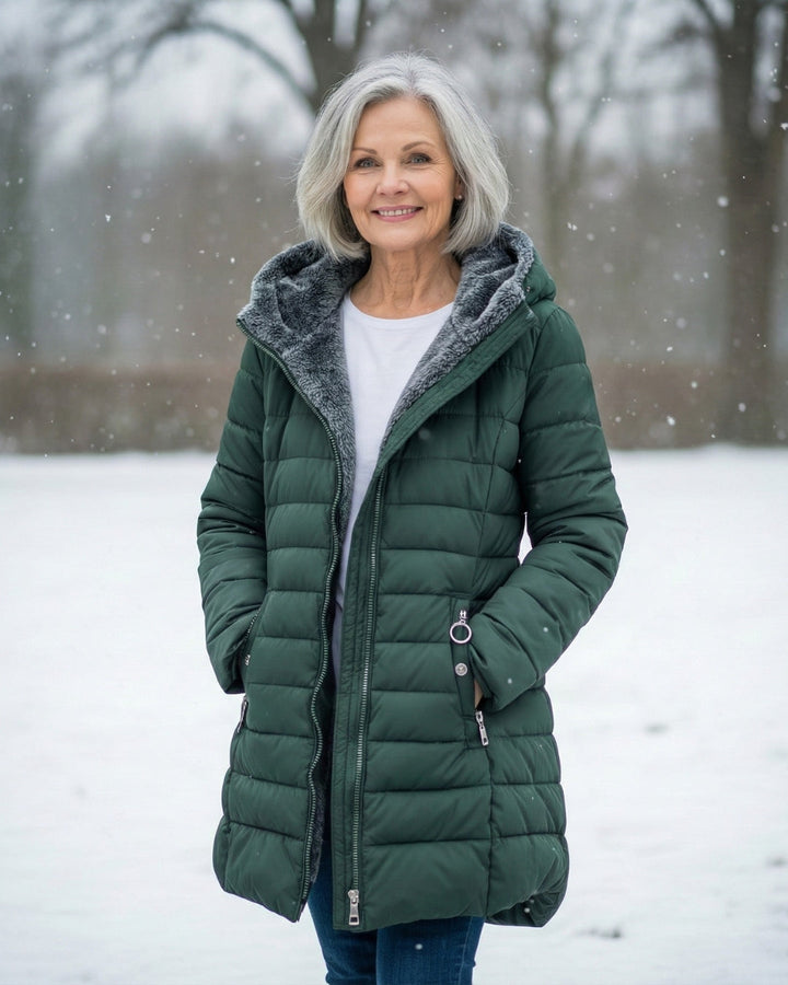Lydia | Hooded Lightweight Winter Coat