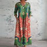 Miriam | Vintage Floral Maxi Dress