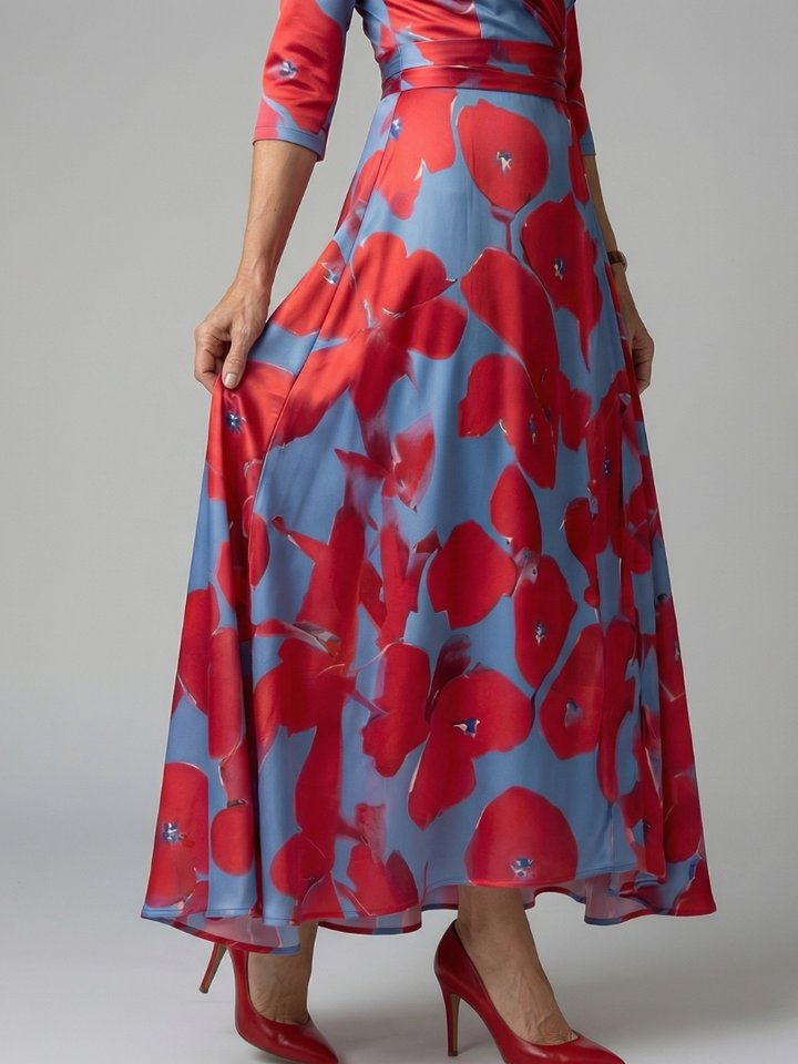 Florence | Floral Wrap Maxi Dress
