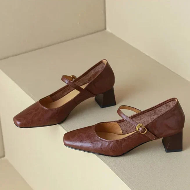 Coraline | Timeless Ankle-Strap Heels