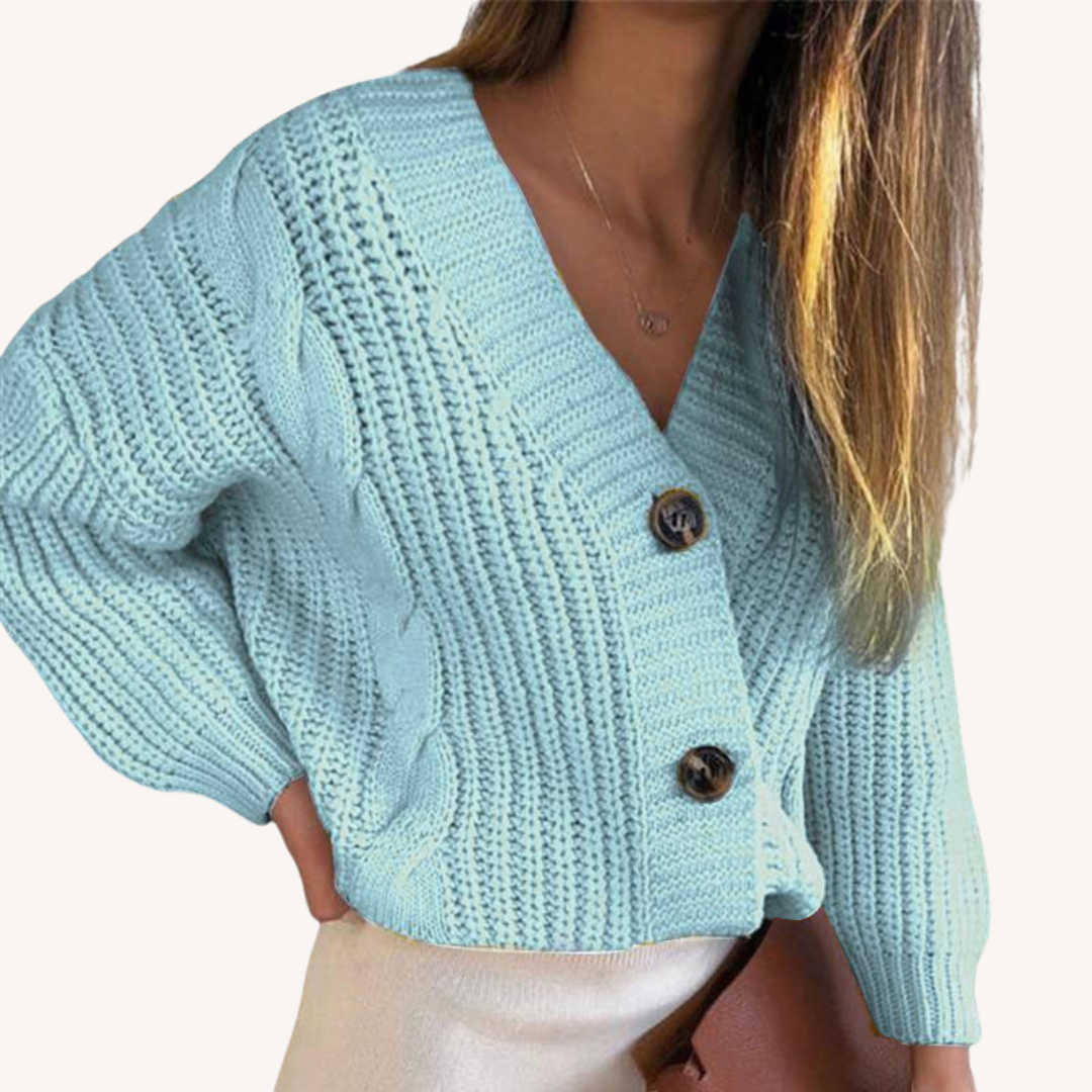 Romy | Chunky Button Cardigan