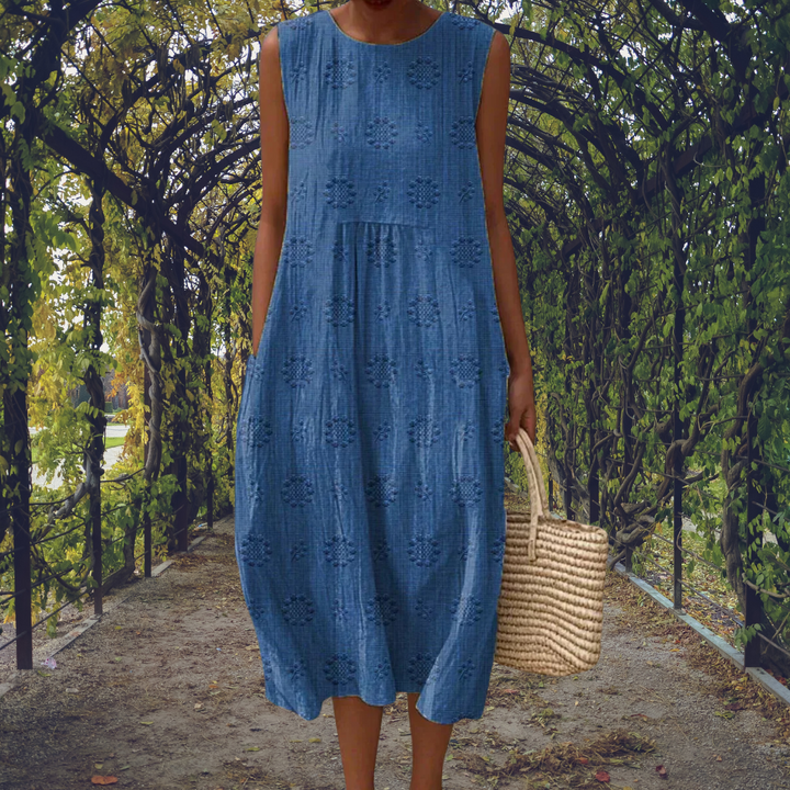 Marceline | Relaxed Sleeveless Dress with Pockets