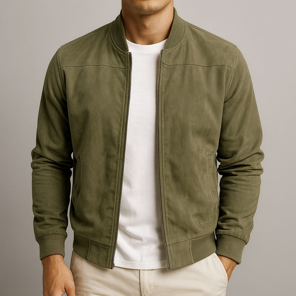 Leonard | Classic Zip Bomber Jacket